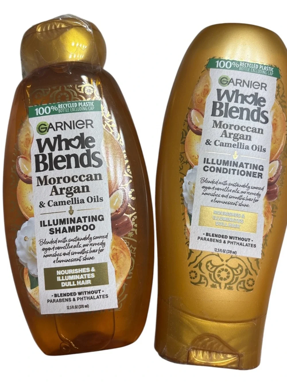 Garnier Whole Blends Illuminating Shampoo & Conditioner Bundle